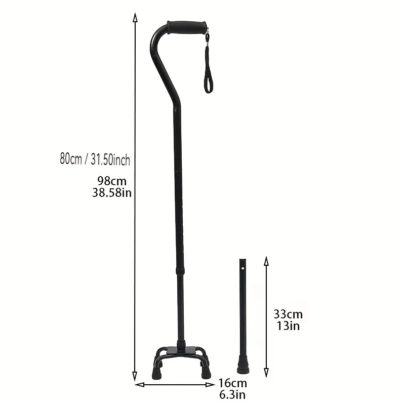 Aluminum Alloy Folding Cane for Seniors - Image 3