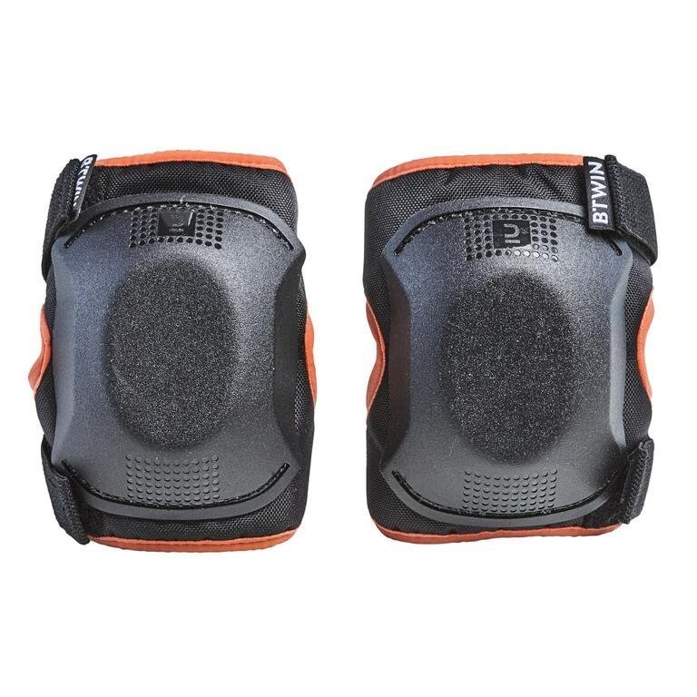 One Size Cycling Elbow and Knee Protectors Set 3-6 Years-orange - Image 2