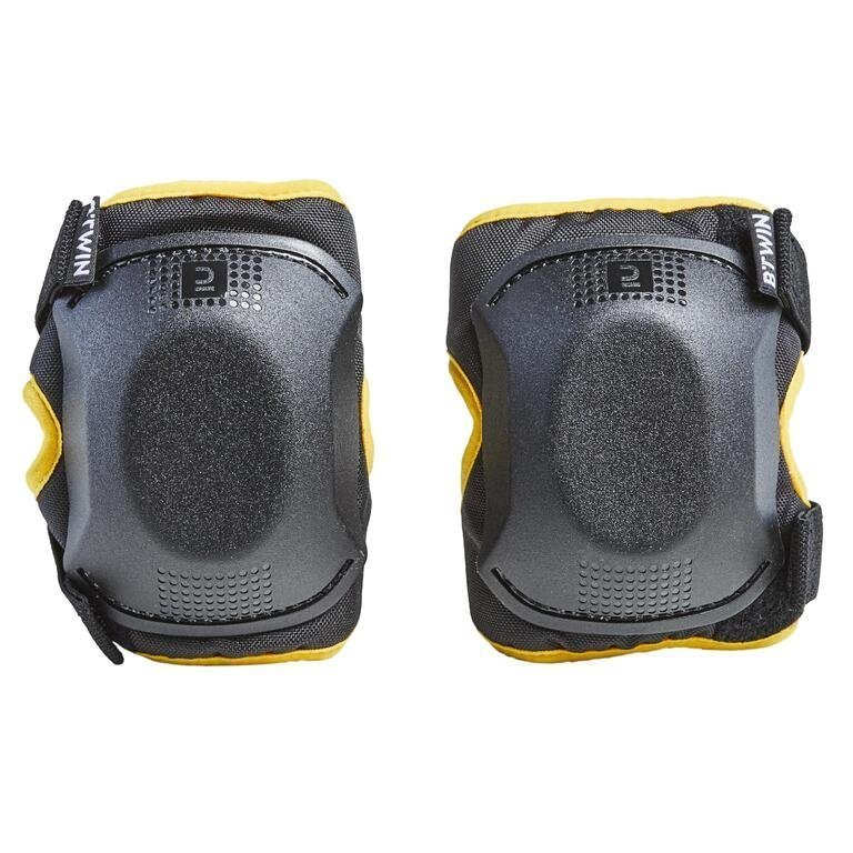 One Size Cycling Elbow and Knee Protectors Set 3-6 Years - Yellow - Image 2